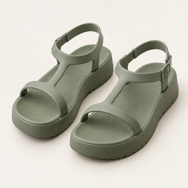 EV-022 Y-strap platform sandal
