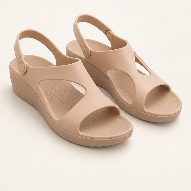 PU-005 Cutout wedge sandal